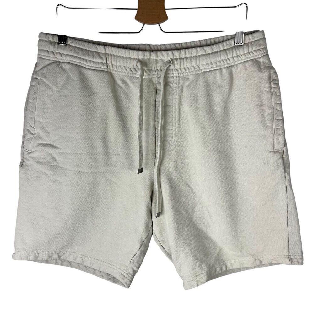 Talentless Sweatshorts Mens M Beige Heavyweight Oversized Classic City Alt Retro